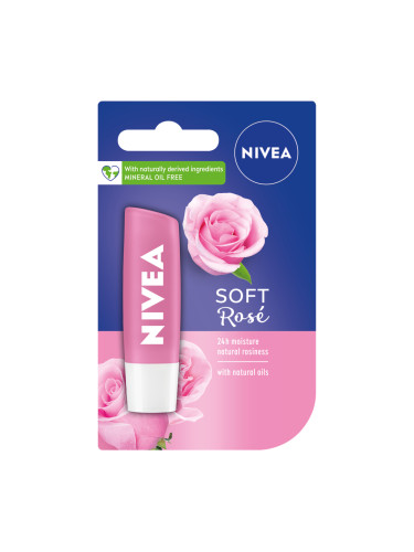 NIVEA Балсам за устни Soft Rose Балсам за устни  4,8gr