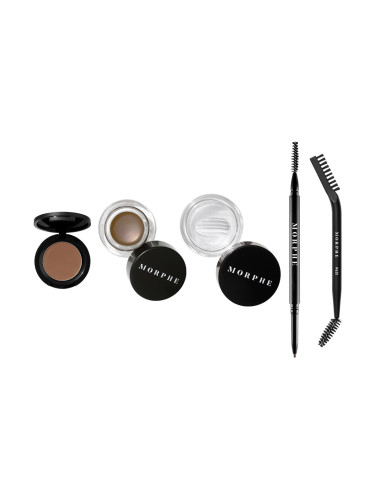 КОМПЛЕКТ MORPHE Supreme Brow - 5-Piece Artist’S Brow Kit - Biscotti Комплект за очи и вежди дамски  