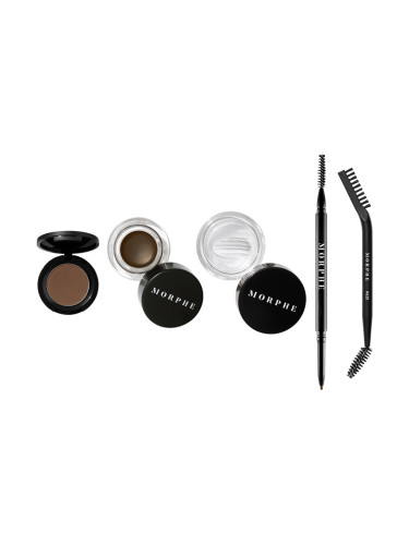 КОМПЛЕКТ MORPHE Supreme Brow - 5-Piece Artist’S Brow Kit - Cold Brew Комплект за очи и вежди дамски  