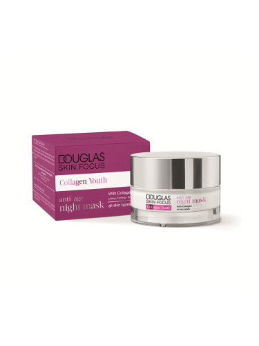 Douglas Focus Collagen Youth Anti-Age Night Mask 50 ml Маска за лице дамски 50ml