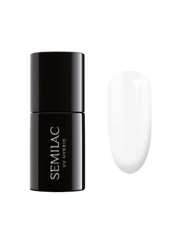 SEMILAC 001  Uv Gel Polish  Strong White Гел лак  7ml