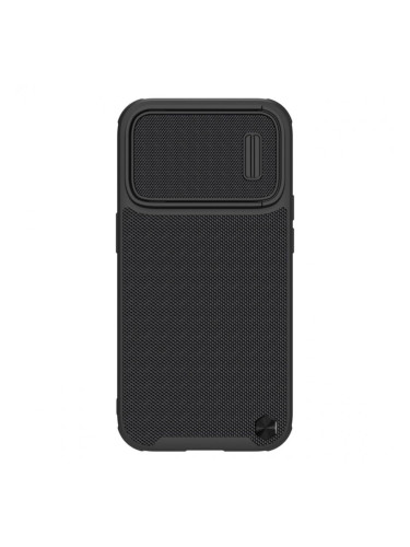 Подсилен гръб с подвижно покритие за камерата NILLKIN Textured S MagSafe - iPhone 14 Pro Max черен