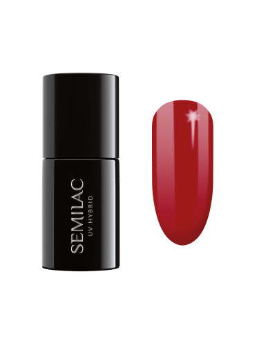 SEMILAC 027  Uv Gel Polish  Intense Red Гел лак  7ml