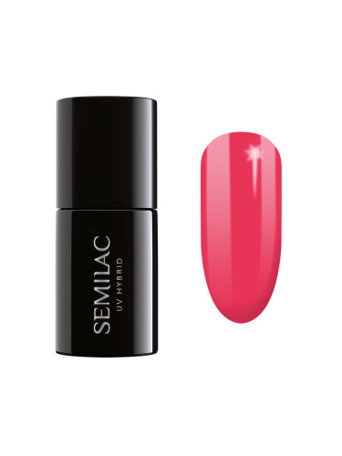 SEMILAC 042  Uv Gel Polish  Neon Raspberry Гел лак  7ml