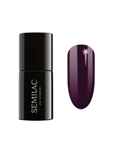 SEMILAC 099  Uv Gel Polish  Dark Purple Wine Гел лак  7ml