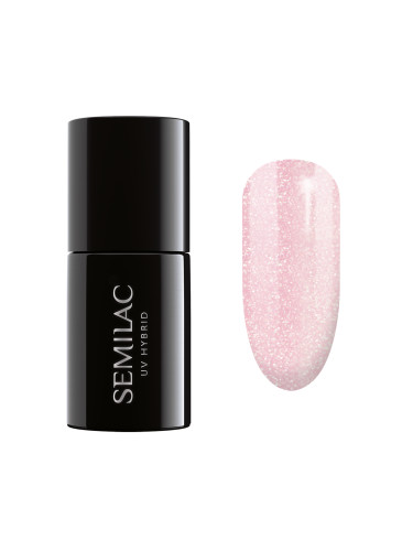 SEMILAC 164  Uv Gel Polish  Pink Crystals Гел лак  7ml