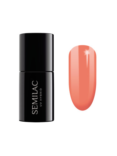 SEMILAC 518  Uv Gel Polish  Semibeats By Margaret Neon Orange Гел лак  7ml