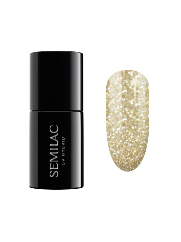 SEMILAC 260  Uv Gel Polish  Platinum Light Gold Гел лак  7ml