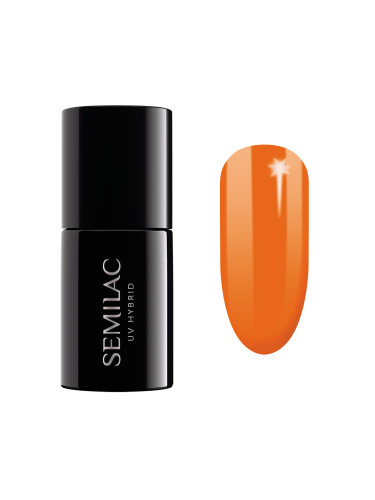 SEMILAC 566  Uv Gel Polish  Neon Orange Гел лак  7ml