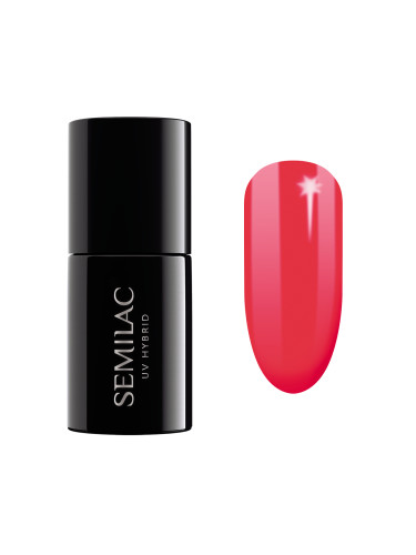 SEMILAC 568  Uv Gel Polish  Neon Ruby Гел лак  7ml