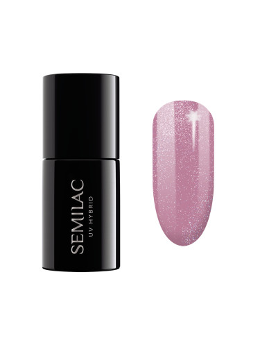 SEMILAC 319  Uv Gel Polish  Shimmer Dust Pink Гел лак  7ml