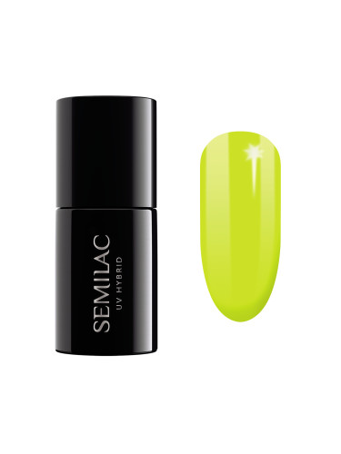 SEMILAC 565  Uv Gel Polish  Neon Yellow Гел лак  7ml