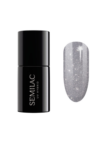 SEMILAC 334  Uv Gel Polish Silver Lavender Гел лак  7ml