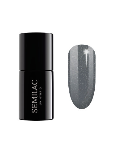 SEMILAC 326  Uv Gel Polish Foggy Gray Shimmer  Гел лак  7ml