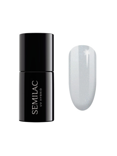 SEMILAC 338  Uv Gel Polish Cozy Gray Shimmer Гел лак  7ml