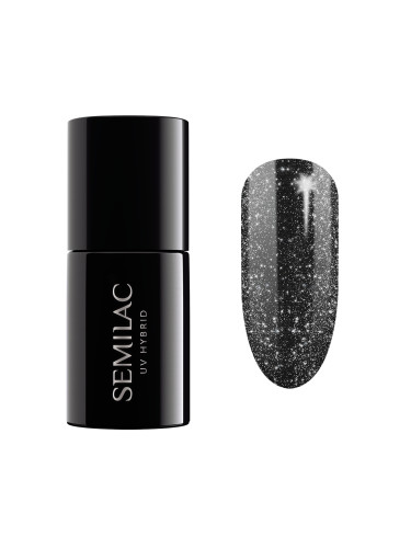 SEMILAC 394  Uv Gel Polish Sparkling Midnight Date Гел лак  7ml