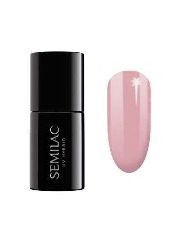 SEMILAC 376  Uv Gel Polish Shimmer Stone Pink Diamond Гел лак  7ml