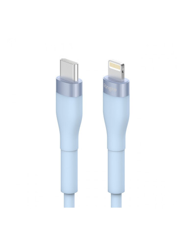 Кабел за зареждане и данни RINGKE USB Type C към Lightning 480Mb/s 20W 2m син (CB60136RS)