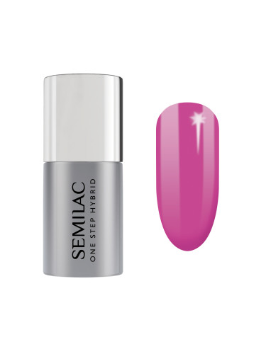 SEMILAC S685  One Step Hybrid  Pink Purple 5Ml Гел лак  5ml