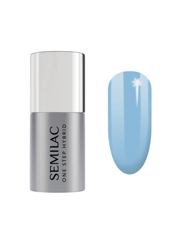 SEMILAC S810  One Step Hybrid  Baby Blue 5Ml Гел лак  5ml