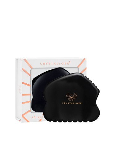 CRYSTALLOVE Black Obsidian Contour Gua Sha Масажори дамски  