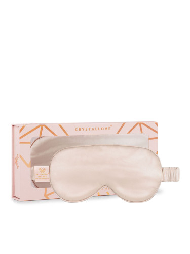 КОМПЛЕКТ CRYSTALLOVE Silk Eye Mask - Gold Маска дамски  