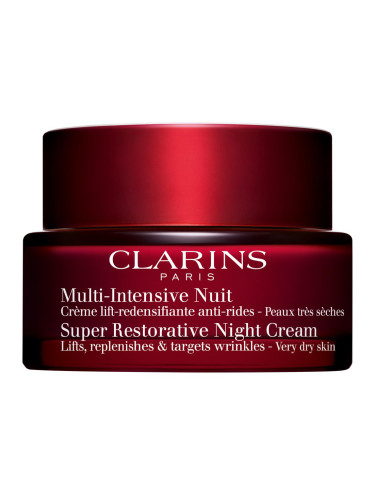 CLARINS Super Restorative Night Cream- Very Dry Skin Нощен крем дамски 50ml