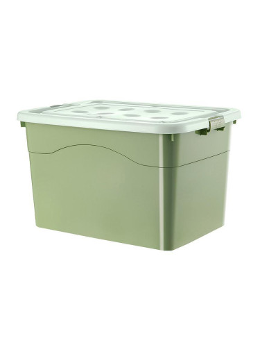 Кутия за  съхранение на колелца 50L. Зелена