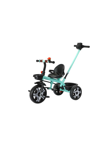 Детско колело-триколка с  родителски контрол - Xia, зелена