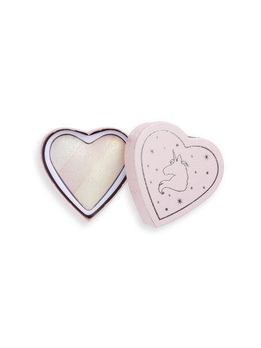 I HEART REVOLUTION Unicorn Heart Glow Highlighter Хайлайтер  10gr