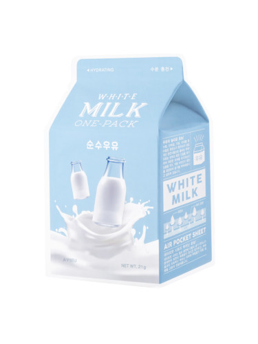 A'PIEU White Milk One-Pack Маска за лице дамски  