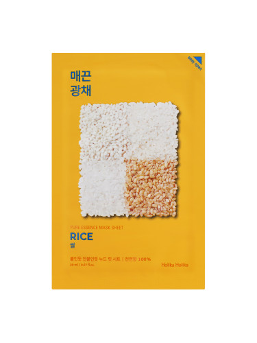 HOLIKA HOLIKA Pure Essence Mask Sheet - Rice Маска за лице дамски  