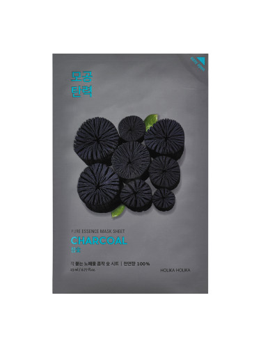 HOLIKA HOLIKA Pure Essence Mask Sheet - Charcoal Маска за лице дамски  