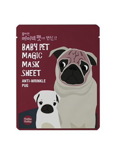 HOLIKA HOLIKA Baby Pet Magic Mask Sheet (Pug) Маска за лице дамски  