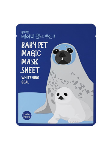 HOLIKA HOLIKA Baby Pet Magic Mask Sheet (Seal) Маска за лице дамски  