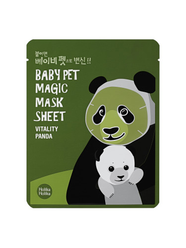 HOLIKA HOLIKA Baby Pet Magic Mask Sheet (Panda) Маска за лице дамски  