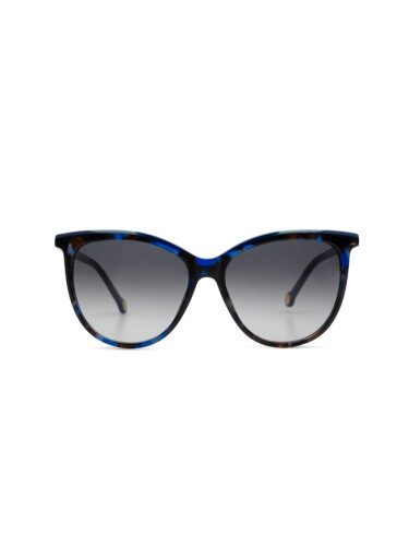 Carolina Herrera She827 0L93 56 - квадратна слънчеви очила, дамски, сини