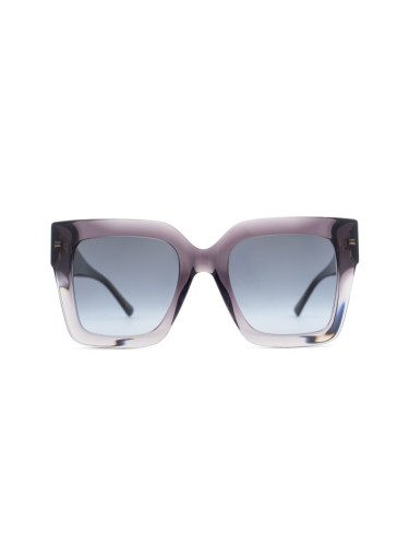 Jimmy Choo Edna/S KB7 GB 52 - квадратна слънчеви очила, дамски, сиви
