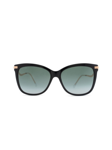 Jimmy Choo Steff/S 807 9O 55 - квадратна слънчеви очила, дамски, черни