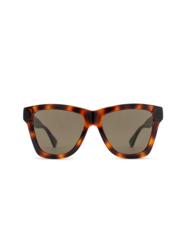 Moschino Mos131/S 086 70 54 - квадратна слънчеви очила, дамски, кафяви