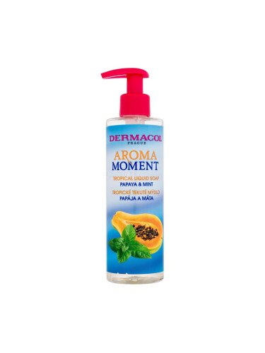 Dermacol Aroma Moment Papaya & Mint Tropical Liquid Soap Течен сапун 250 ml