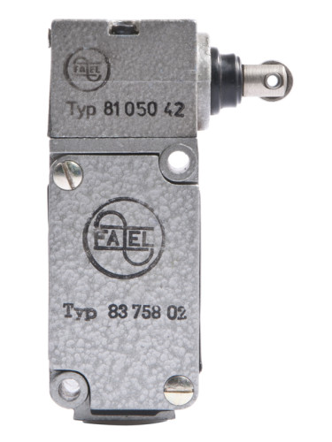 Краен изключвател FAEL 8105042, 10A/400V, NO+NC, стебло с ролка