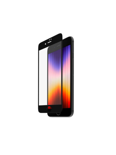 Стъклен протектор OG Premium с цяло лепило, За iPhone 7/8/SE 2020/2022, Черен