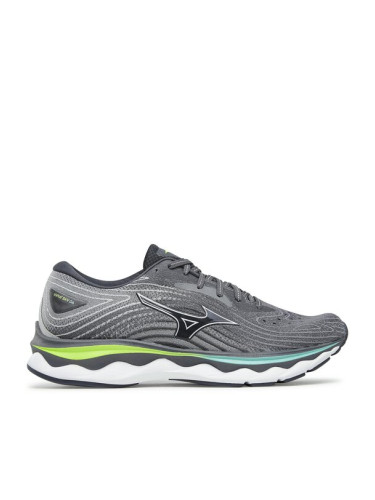 Mizuno Маратонки за бягане Wave Sky 6 J1GC2202 Сив