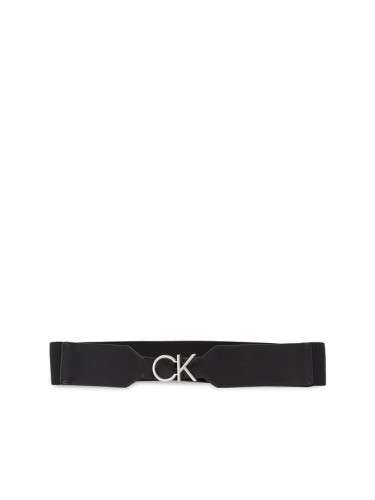 Calvin Klein Дамски колан Re-Lock Waist Belt 50Mm K60K611104 Черен