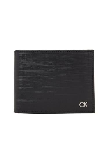 Calvin Klein Мъжки портфейл Ck Must Trifold 10Cc W/Coin K50K510878 Черен