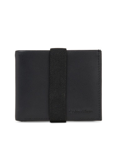 Мъжки портфейл Calvin Klein Ck Spw Tech Bifold 6Cc W/Bill K50K510910 Черен