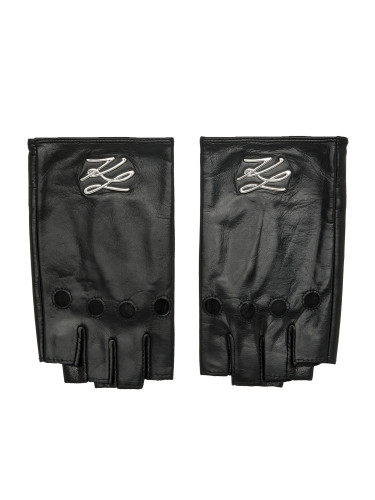 Дамски ръкавици KARL LAGERFELD 231W3601 Черен