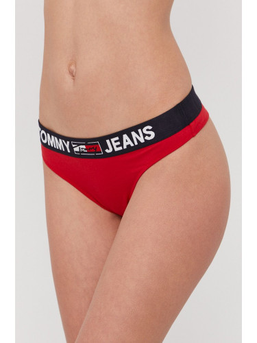 Прашки Tommy Jeans в червено UW0UW02823