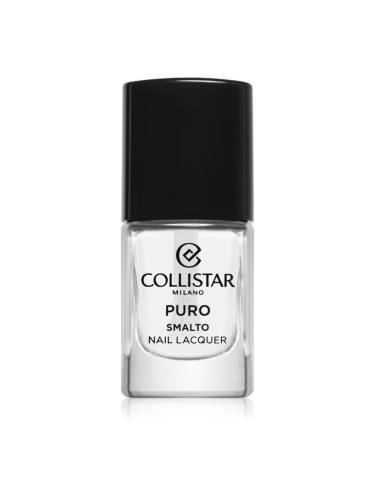Collistar Puro Long-Lasting Nail Lacquer дълготраен лак за нокти цвят 301 Cristallo Puro 10 мл.
